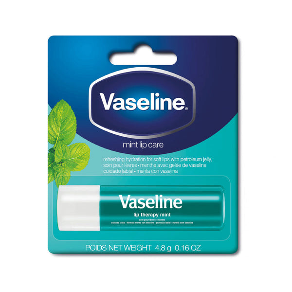 Vaseline Lip Care Mint Me Lip Balm Stick Petroleum Jelly Mint 4.8 g