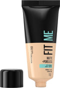 Maybelline Fit Me Matte + Poreless Foundation Matte Finish Porcelain 110