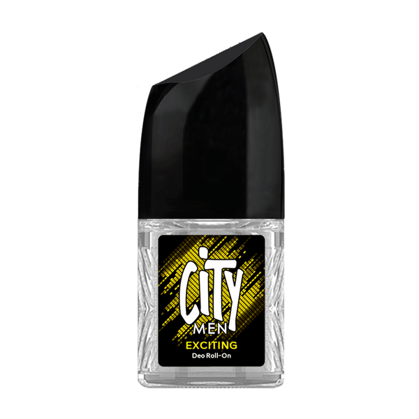 City Men Deo Roll-On Deodorant Fast-Drying Fragrance 50 ml