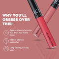 Moira Matte Liquid Lips Liquid Lipstick Matte Finish 013 Roulette