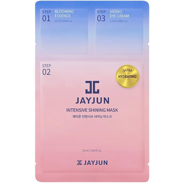 JAYJUN Intensive Shining Face Mask 3-Step Skincare Regimen, 25 ml
