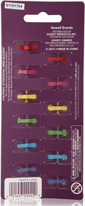 Goody Girls Classics Jewelled Flower Contour Clips, Assorted Colors, 12 Count