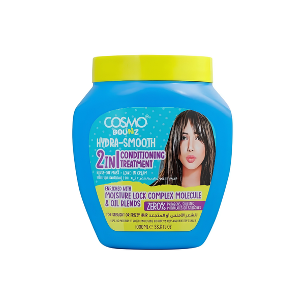 Cosmo Bounces Hydra Smooth 2-in-1 Hair Treatment Moisturizing Cream 1000ml