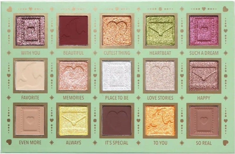 Moira A Moment With You Pressed Pigment Eyeshadow Palette, 15 Shades, LVP001