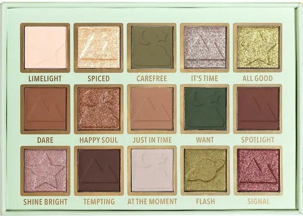 Moira Time To Shine Pressed Pigment Palette CLP003 15-Shade Eye Shadow Palette
