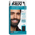 Just For Men Moustache & Beard Hair Color Kit Brush-In Gel Black 28g
