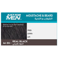 Just For Men Moustache & Beard Hair Color Kit Brush-In Gel Black 28g