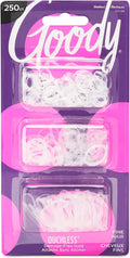 Goody Ouchless Multi Clear Ponyband Elastics