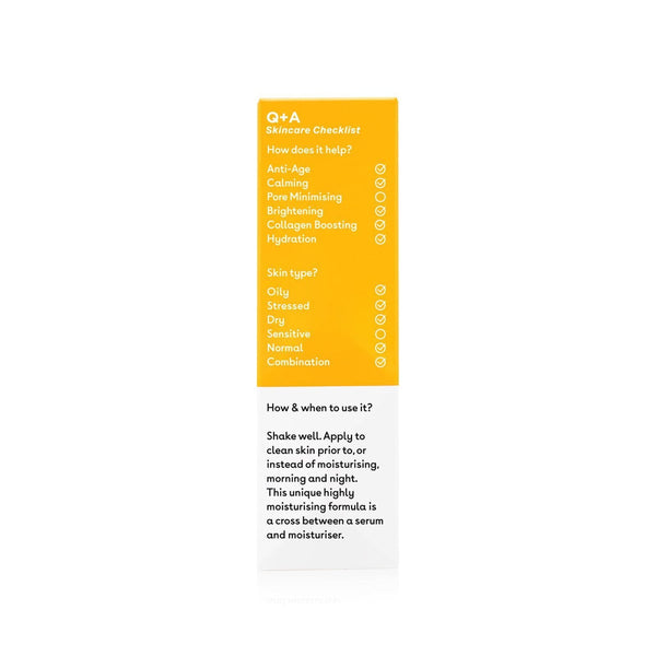Q+A Vitamin C Brightening Serum Lightweight Facial Serum 30ml
