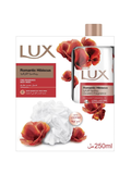 Lux Romantic Hibiscus Body Wash Floral Oils with Loofah 250 ml