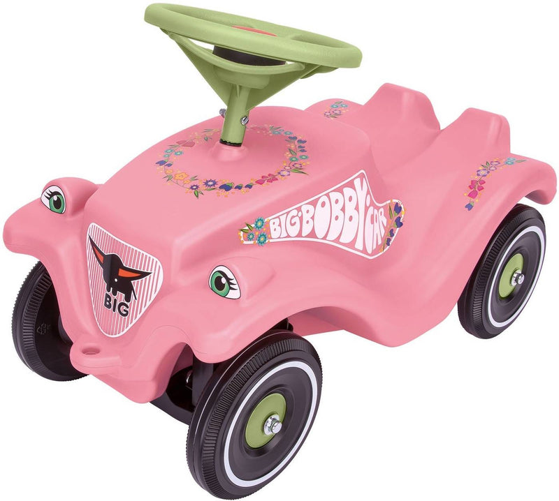 Simba BIG Bobby Car Classic Flower Ride-On Toy Pink and Green 1 Pc
