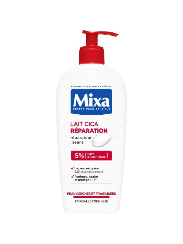 Mixa Cica Repair Body Lotion, Urea & Panthenol, Dry Skin Care, 400ml