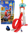 PAW Patrol Rescue Wheels Super Loop Tower HQ Playset with Chase Figure and Police Cruiser