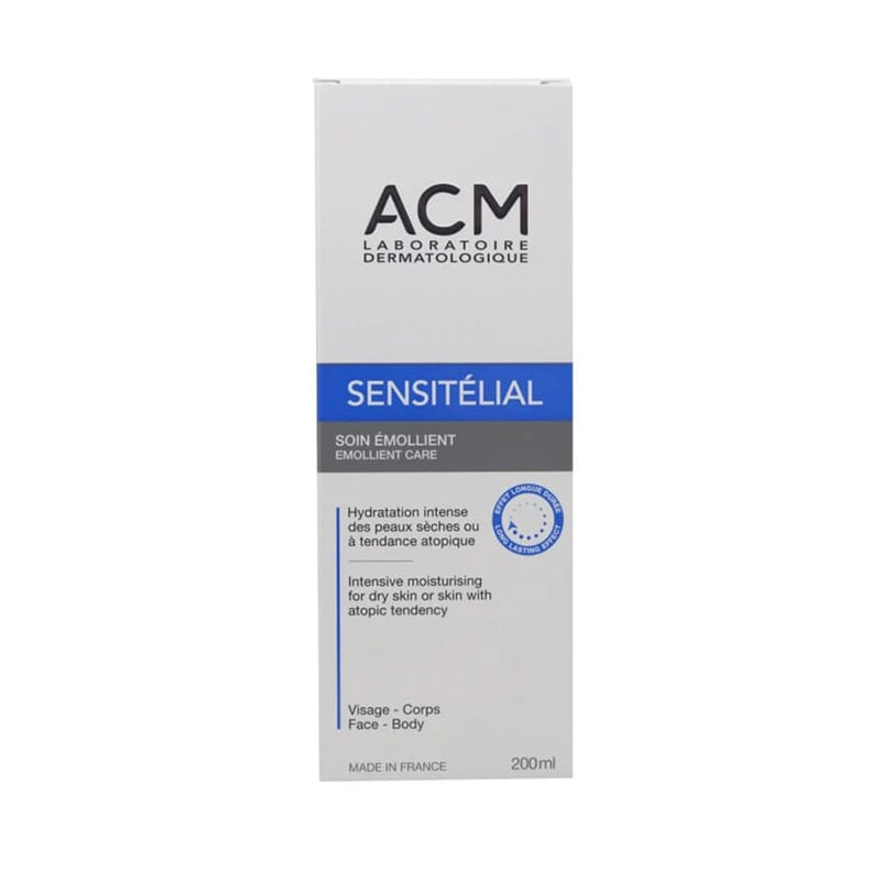 ACM Sensitelial Emollient Care Moisturizer, Face and Body, Glycerin Shea Butter Vitamin E