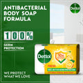 Dettol Fresh Bathing Soap Bar Citrus & Orange Blossom Scent 165g