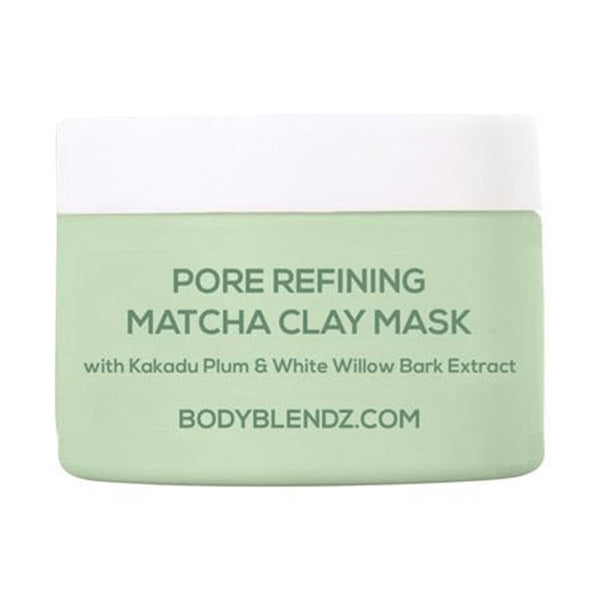 BODY BLENDZ Pore Refining Matcha Clay Face Mask with Kakadu Plum, 75g