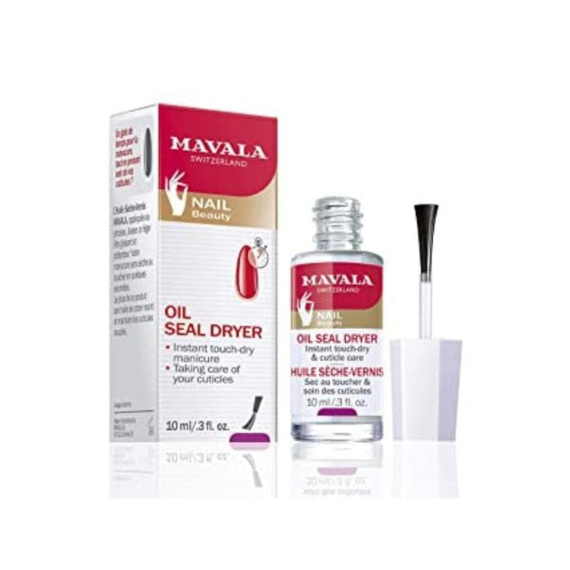 Mavala Oil Seal Dryer Quick-Drying Nail Polish Sealer with Specialized Oils, 10ml