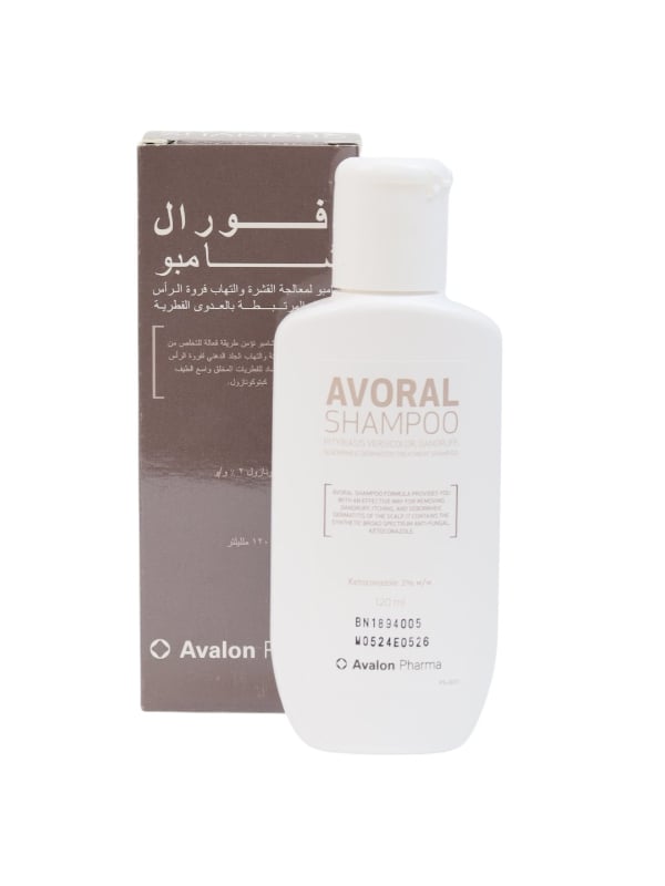 Avalon Pharma Avoral Shampoo Ketoconazole 2% Scalp Cleansing Care 120 ml