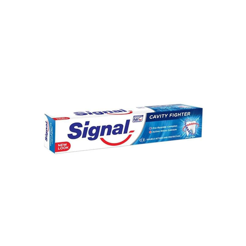 Signal Cavity Fighter Toothpaste with Fluoride and Active Micro-Calcium, 120 ml