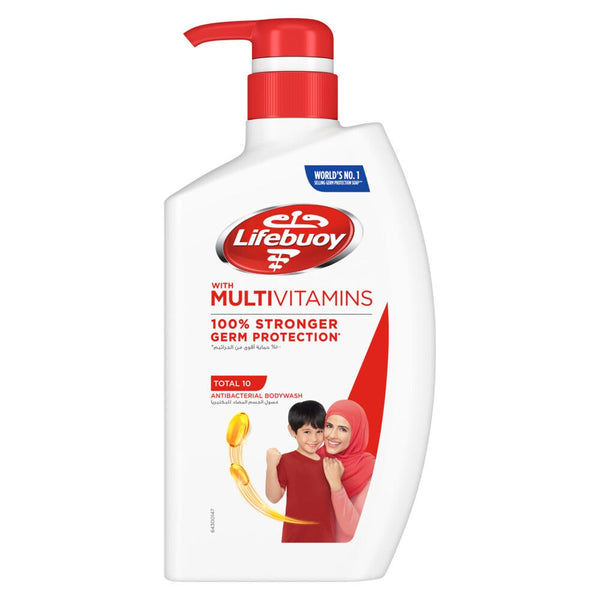 Lifebuoy Total 10 Body Wash Shower Gel Multivitamin Formula 500ml