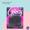 Goody Classics Black Rubber Hair Bands, Mini Elastic, 250 Count