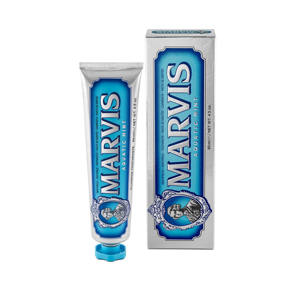 Marvis Aquatic Mint Toothpaste, Creamy Formula, Refreshing Mint Flavor