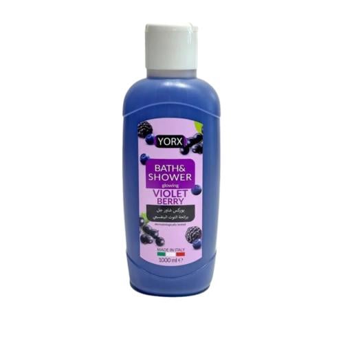 Yorks Violet Berry Shower Gel Fresh Scent 1000ml