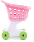 Step2 Little Helpers Shopping Cart Pink Toy with Under-Basket Storage