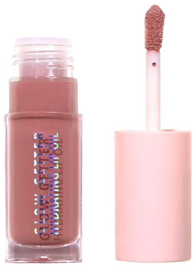 Moira Glow Getter Hydrating Lip Oil Gel, Apricot, Coconut & Jojoba Oils, 016 Au Naturel