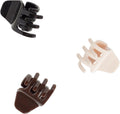 Goody Classics Small Half Claw Clips, Assorted Colors, 12 Count