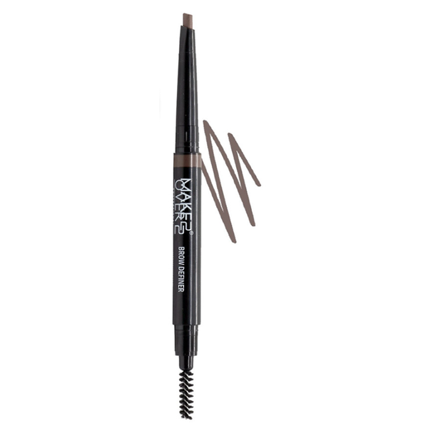 Makeover22 Brow Definer Pencil Easy-Apply Natural Finish Medium Brown 03