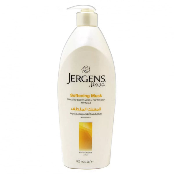 Jergens Softening Musk Body Lotion Lightweight Moisturizer 600 ml