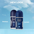 NIVEA MEN Cool Kick Deodorant Roll-On Cool-Care Formula Fresh Scent 50ml