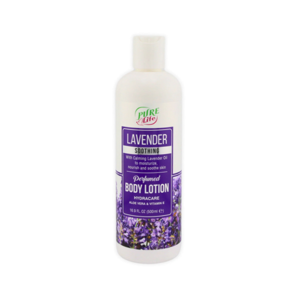 Pure Life Lavender Nourishing Body Lotion, Aloe Vera & Vitamin E, 500g
