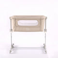 Elphybaby Baby Bedside Cosleeper Cot, Adjustable Height, Mesh Sides, Locking Casters