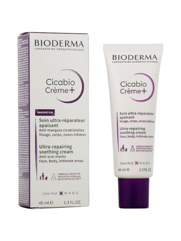 Bioderma Cicabio+ Cream Soothing Repairing Moisturizer for Sensitive Skin 40 ml