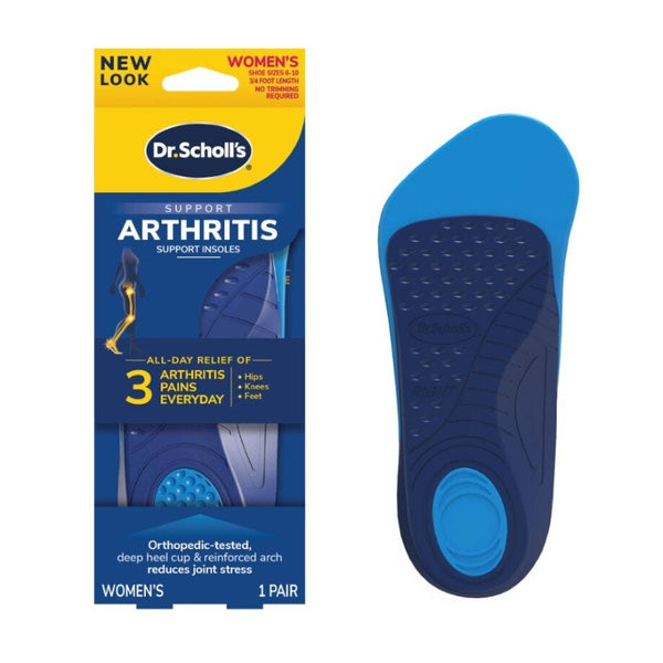 Dr. Scholl's Arthritis Support Women's Insoles with Deep Heel Cup and Arch Support
