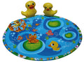 Banzai Ducky Pond Splash Mat Water Sprinkler with Inflatable Duck Fountain
