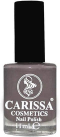 Carissa Nail Polish Gray Smooth Finish High-Pigment Formula 11 ml
