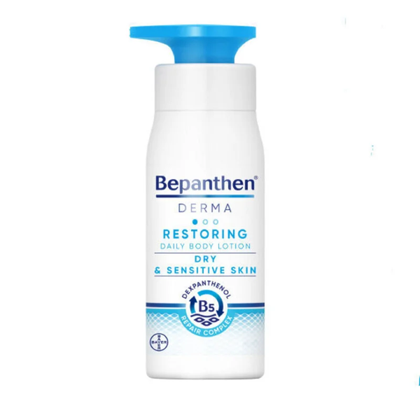 Bepanthen DERMA Restoring Daily Body Lotion Rich Formula Dexpanthenol Vitamin B3 400ml
