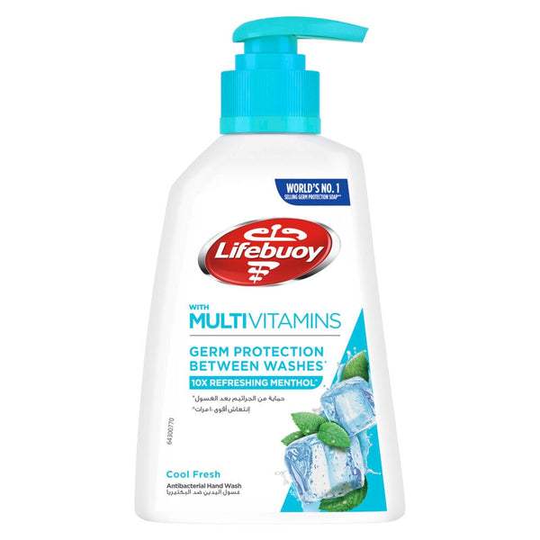 Lifebuoy Cool Fresh Liquid Hand Wash with Menthol, 200ml