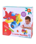 Play Go Junior Mechanic Plane Construction Set with Screwdriver, 1 Piece