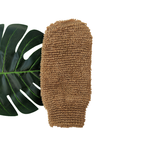 Basic Care Sisal Exfoliating Bath Glove Natural Fiber Reusable
