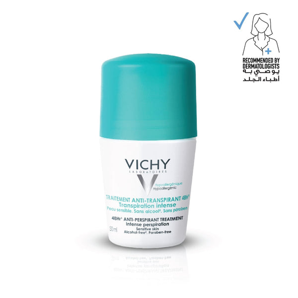 Vichy 48-Hour Deodorant Intensive Treatment Hypoallergenic Quick-Dry Formula