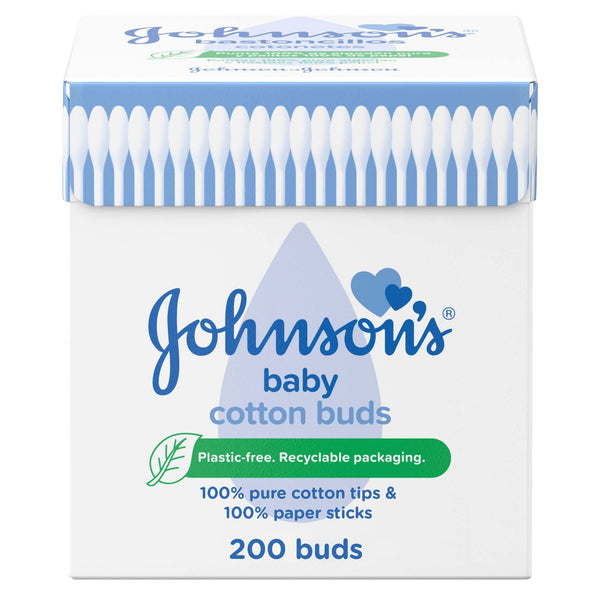 Johnson's Baby Cotton Buds Soft Cotton Tips 200 Sticks