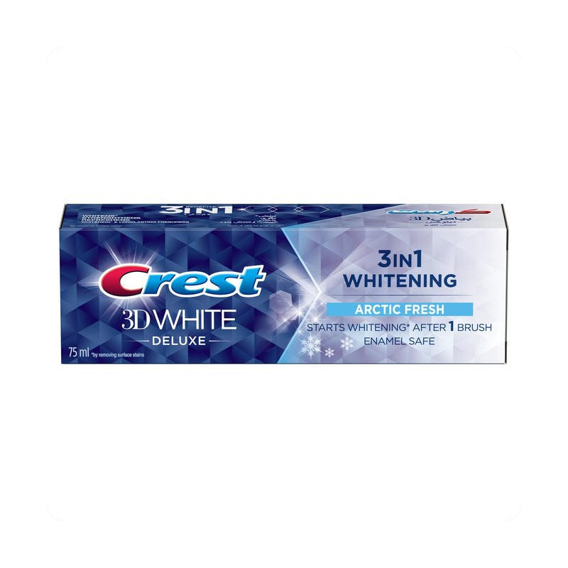 Crest 3D White Deluxe Vitalizing Fresh Mint Fluoride Toothpaste 75 ml