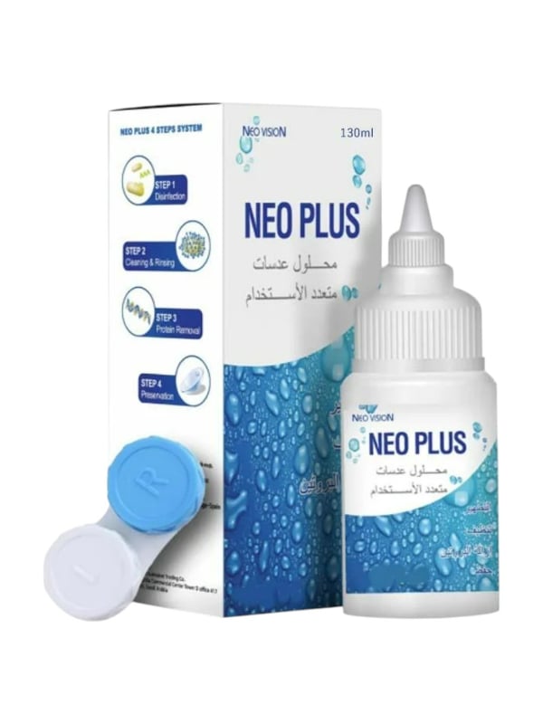 Neo Plus Multi-Purpose Contact Lens Solution Hydrating Cleaning Formula 130ml