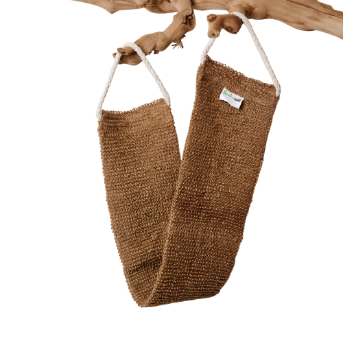 BasicCare Sisal Exfoliating Bath Belt Natural Fiber Body Scrubber 2401