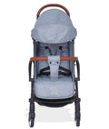 Elphybaby Lightweight Baby Stroller, Multi-Position Reclining Seat, Adjustable Harness, Canopy and Shopping Basket
