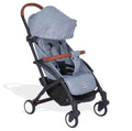 Elphybaby Lightweight Baby Stroller, Multi-Position Reclining Seat, Adjustable Harness, Canopy and Shopping Basket